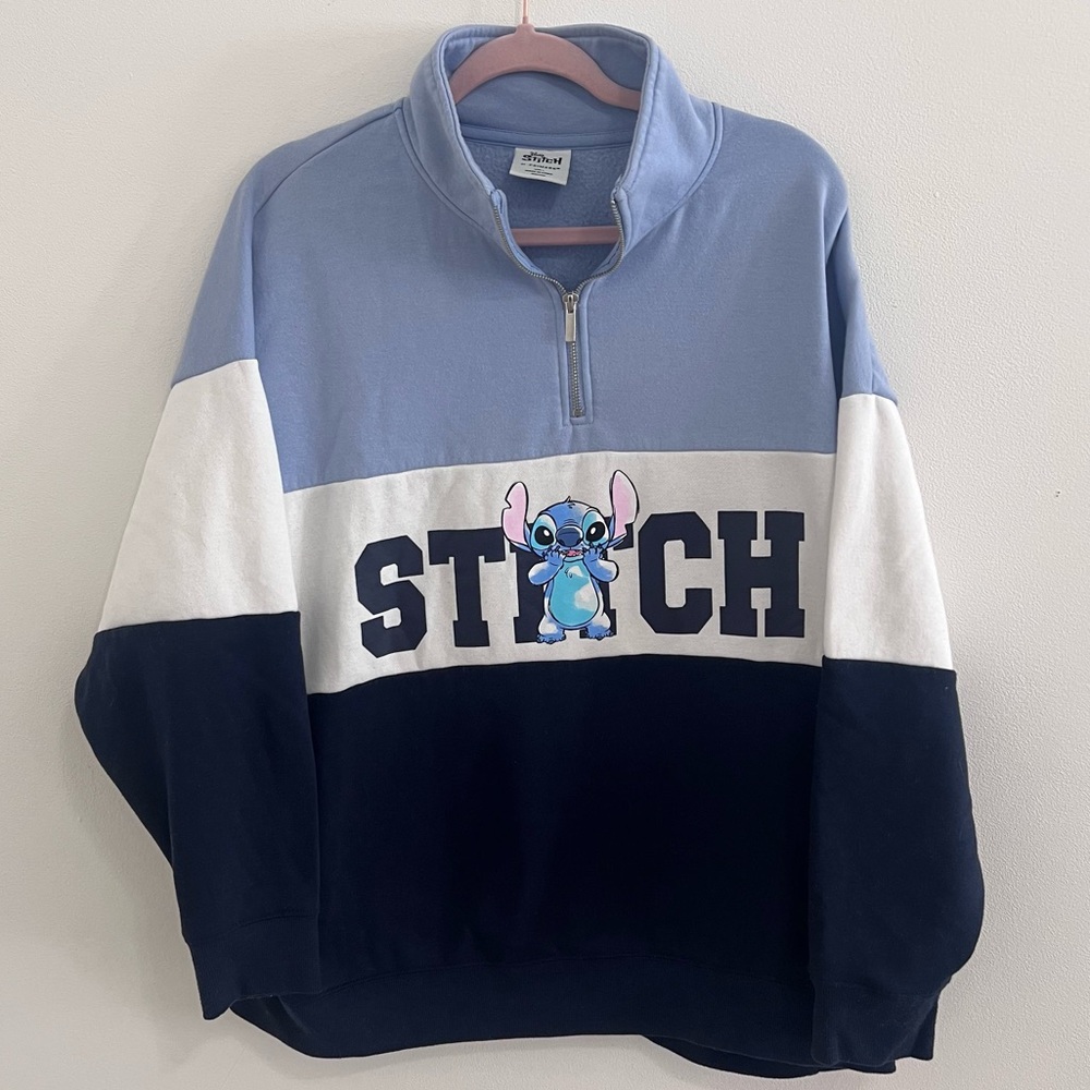 Primark Disney Stitch Colorblock Sweatshirt
